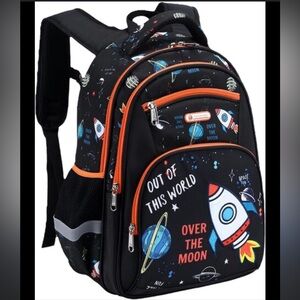 ✨🎉 Galaxy Adventure Kids Back To School Travel Backpack